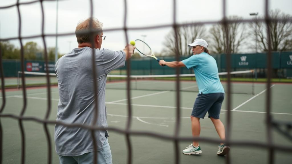 Poster image for an optional demonstration tennis clip